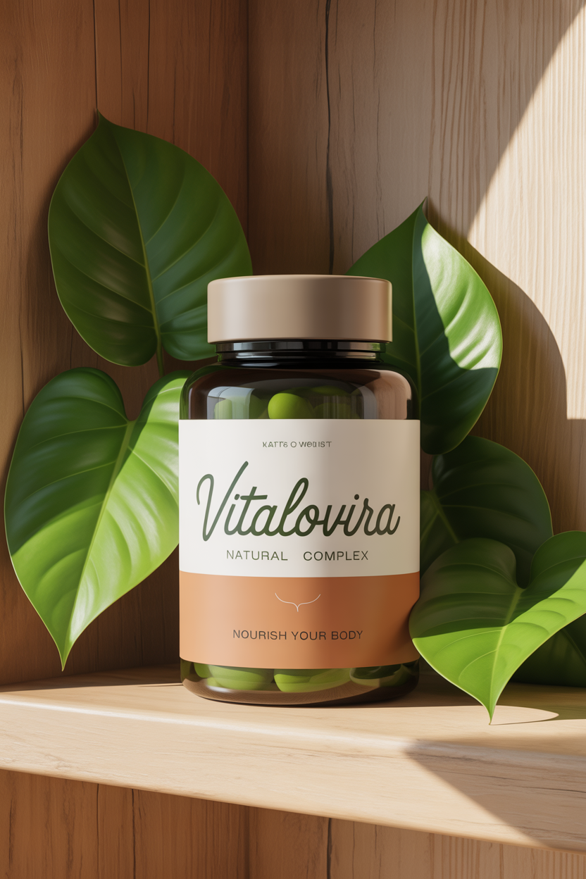 Vitalovira natural complex supplement bottle